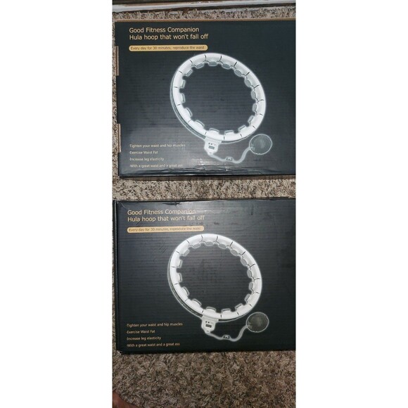 2 Weighted Hula Hoops for Adults,Smart Infinity Hula Hoops for Women Weight Loss - Picture 6 of 6